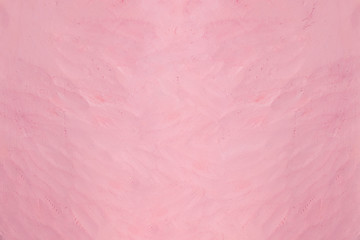 Pink background, wall cement texture. Strokes of concrete .