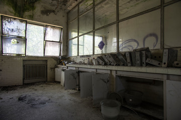 Details of an abandoned laboratory