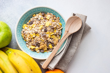 Healthy breakfast concept