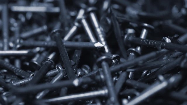 Background of nails close-up.