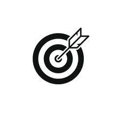 Marketing goal icon, vector illustration.