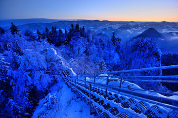 Widok z Okrąglicy (Trzy Korony- Pieniny)	