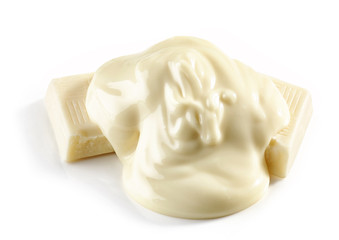 melted white chocolate