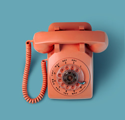 Telefono de discado, antiguo
