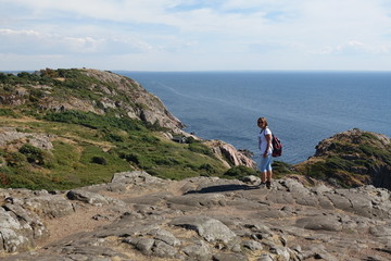 Fototapeta premium Wandern am Kullaberg in Schweden