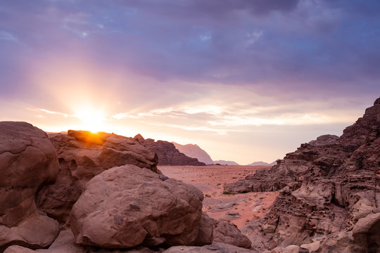 Wadi Rum Desert in Jordan