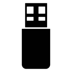 USB flash drive icon. Memory stick symbol. Storage concept.