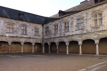 Le palais Granvelle abritant le musée du temps à Besançon vue de l'extérieur - ville de...
