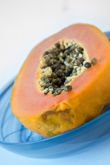 Ripe papaya fruit