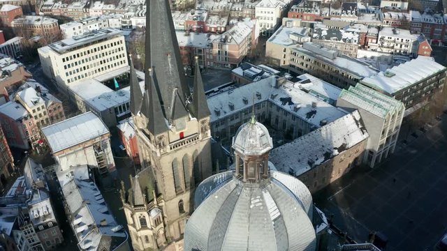 Kaiserstadt Aachen aus der Luft