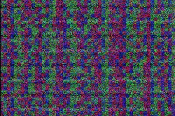 Glitch no signal background pixel noise,  vhs pattern.
