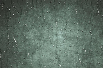 rain drops on a glass background