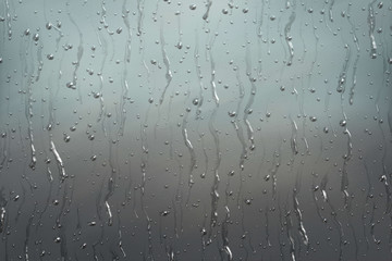 rain drops on a glass background