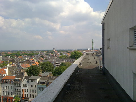 Panorama &uuml;ber K&ouml;ln vom 4711 Geb&auml;ude