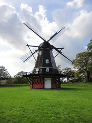 Windmill . Kastellet, Copenhagen, Denmark. September 24, 2011