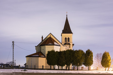 Fototapeta na wymiar Kościół Św. Bartłomieja w Hażlachu
