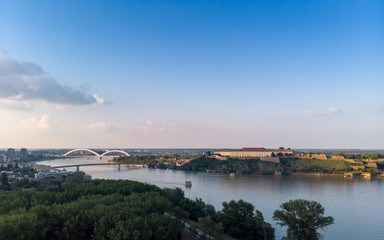 Fototapeta premium Panorama of Novi Sad