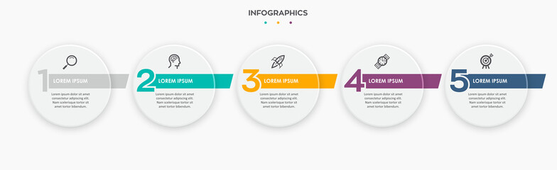 Vector infographic template
