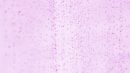 Pale pink violet blurred background with water drops pattern,16:9 panoramic format