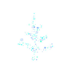 Blue, cyan, turquoise glitter stars confetti