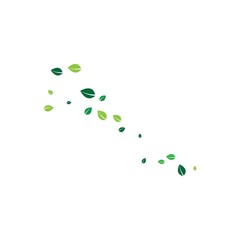Logos of green leaf ecology nature element vector icon