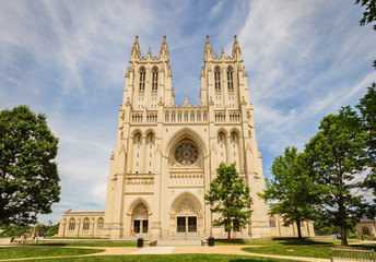 Fototapeta na wymiar The National Cathedral in Washington D.C.