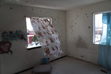 balazos y sangre, casa donde mataron a 6 personas en ciudad Juarez Chihuahua Mexico