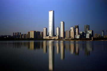 Naklejka premium Beautiful sceney in SZ, China