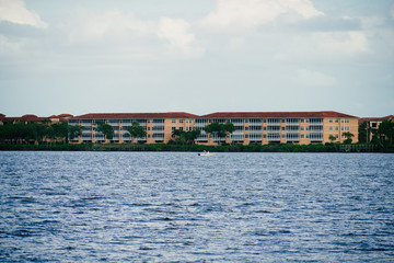 Fototapeta premium the peace river at Punta Gorda and Port Charlotte