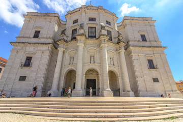 Fototapeta na wymiar Panteão Nacional Lisboa