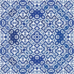 Antique azulejo tiles patchwork.