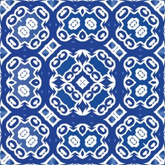 Antique azulejo tiles patchwork.
