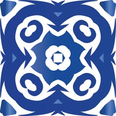 Antique portuguese azulejo ceramic.