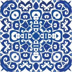 Portuguese vintage azulejo tiles.