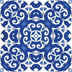 Traditional ornate portuguese azulejo.