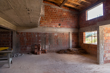 Fototapeta na wymiar interior of construction site