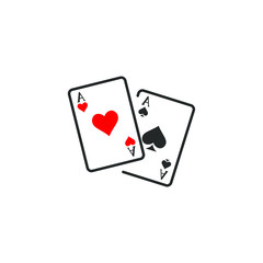 Card suit icon template color editable. Card suit symbol vector sign isolated on white background illustration for graphic and web design.