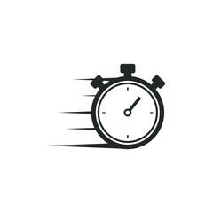 Fast time delivery icon template color editable. Fast time delivery symbol vector sign isolated on white background illustration for graphic and web design.