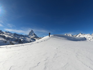 マッターホルン 雪山トレッキング