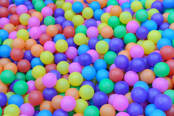 colorful ball in the pond