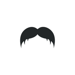 Italy mustache icon template color editable. Italy mustache symbol vector sign isolated on white background illustration for graphic and web design.