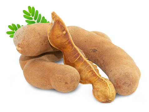 Tamarind isolated on a white background