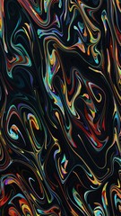 Textured and artistic colorful wavy lines background.