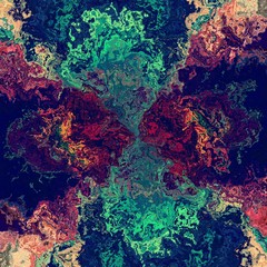 Textured and artistic colorful wavy lines background.