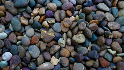 colorful pebble stone background