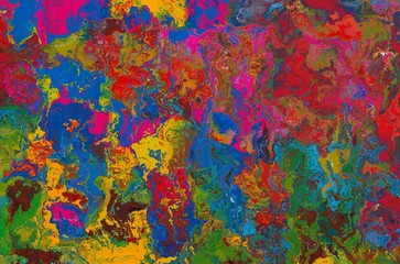 Fototapeta na wymiar Stylish pastel color tone abstract painting art background.