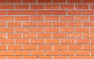 Red brick wall as abstract background