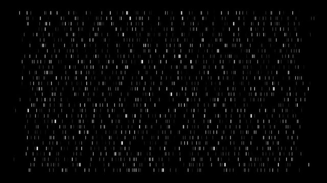 Big Genomic Data Visualization - DNA Test, Barcoding, Genome Map Architecture. Available in 4K video render animation footage.