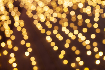 Abstract bokeh night in city background.