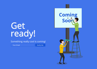 Coming soon landing page template